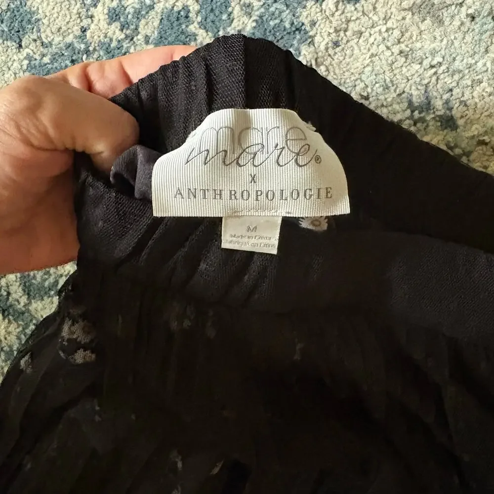 Anthropologie Luciana Tiered Tulle Maxi Skirt - Picture 7 of 9